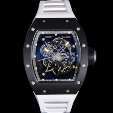 홍콩명품 [리차드밀레] 남성용 RM055 부바왓슨 세라믹 50mm 기계식 수동형 무브먼트 스켈레톤 다이얼 ric0313  