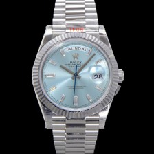 홍콩명품 [로렉스] 남성용 New 데이데이트 m228236-0006 무게187g 40mm 오토매틱 Cal.2836-2 타입 아이스 블루 다이얼 rol5391  