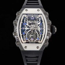 홍콩명품 [리차드밀레] 남성용 RM21-02 투어빌론 포지드 카본 51mm 투르비용 무브먼트 스켈레톤 다이얼 ric0302  