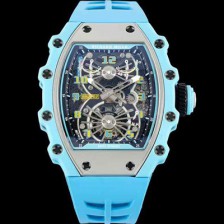 홍콩명품 [리차드밀레] 남성용 RM21-02 투어빌론 포지드 카본 51mm 투르비용 무브먼트 스켈레톤 다이얼 ric0304  