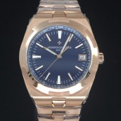 홍콩명품 [바쉐런 콘스탄틴] 남성용 오버시즈 4500V/210R-B705 18k 로즈골드 오토매틱 무브먼트 41mm 블루 다이얼 vac1160  