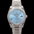 홍콩명품 [로렉스] 남성용 New "VIP 타입 최종형" 데이데이트 m228236-0012 무게195g 플래티넘 40mm 오토매틱 Cal.3255 타입 아이스 블루 로마 다이얼 rol5426  