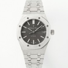 홍콩명품 [오데마피게] 남성용 하이엔드 15450ST 로얄오크 37mm 오토매틱 Cal.3120무브먼트 그레이 와플 다이얼 aud6521  
