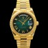 홍콩명품 [로렉스] 남성용 New "VIP 타입 최종형" 데이데이트 m228238-0069 무게195g 18K 옐로우골드 40mm 오토매틱 Cal.3255 타입 그린 옴브레 다이얼 rol5424  