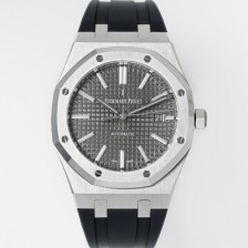 홍콩명품 [오데마피게] 남성용 15400ST.OO.1220ST.04 로얄오크 41mm 오토매틱 Cal.3120무브먼트 그레이 와플 다이얼 aud6531  