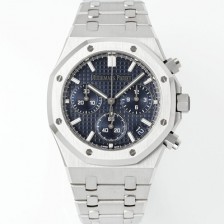 홍콩명품 [오데마피게] 남성용 로얄오크 26240ST.OO.1320ST.05 크로노그래프 41mm 오토매틱 Cal.4401 무브먼트 블루 와플 다이얼 aud6552  