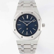 홍콩명품 [오데마피게] 남성용 하이엔드 로얄오크 16202ST.OO.1240ST.02 엑스트라 씬 39mm 오토매틱 Cal.7121타입 블루 다이얼 aud6568  