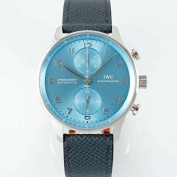 홍콩명품 [아이더블유씨] 남성용 신상품 포르투기즈 IW371626 크로노그래프 41mm 오토매틱 Cal.69355 타입 아이스 블루 다이얼 iwc4116  