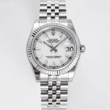 홍콩명품 [로렉스] 여성용 데이져스트 178274 플루티드 31mm 쥬빌레 오토매틱 2236타입 화이트 다이얼 rol5436  