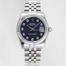 홍콩명품 [로렉스] 여성용 데이져스트 178274 플루티드 31mm 쥬빌레 오토매틱 2236타입 블루 다이얼 rol5437  