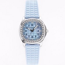 홍콩명품 [파텍필립] 여성용 아쿠아넛 5072G-001 35.6mm 오토매틱 Cal.324 타입 블루 다이얼 pat2233  