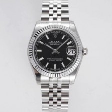 홍콩명품 [로렉스] 여성용 데이져스트 178274 플루티드 31mm 쥬빌레 오토매틱 2236타입 블랙 다이얼 rol5439  