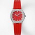 홍콩명품 [파텍필립] 여성용 아쿠아넛 5067A 35.6mm 스위스 쿼츠 E23-250 S C 무브먼트 레드 다이얼 pat2235  