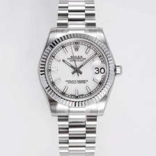 홍콩명품 [로렉스] 여성용 데이져스트 178274 플루티드 31mm 오이스터 오토매틱 2236타입 화이트 다이얼 rol5441  