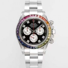 홍콩명품 [로렉스] 남성용 데이토나 레인보우 116599 RBOW 크로노그래프 40mm 오토매틱 Cal.4130타입 블랙 다이얼 rol5434  