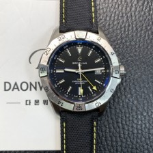 홍콩명품 [브라이틀링] 남성용 어벤져 지엠티 44mm 나일론줄 오토매틱 2836-2 타입 블랙 다이얼 bre6058  