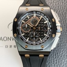 홍콩명품 [오데마피게] 남성용 로얄오크 오프쇼어 26405CE.OO.A002CA.99.99 세라믹 베젤 크로노그래프 44mm 오토매틱 무브먼트 블랙 다이얼 aud6582  