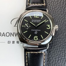 홍콩명품 [파네라이] 남성용 라디오미르 PAM00754 블랙 씰 로고 45mm 오토매틱 Cal.P.6000타입 블랙 다이얼 pan5241  