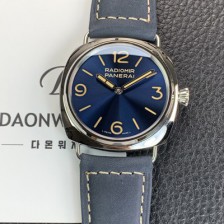 홍콩명품 [파네라이] 남성용 라디오미르 PAM01383 오피치네 3데이즈 45mm 오토매틱 Cal.P.6000타입 블루 다이얼 pan5243  