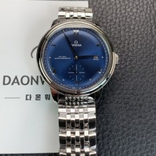 홍콩명품 [오메가] 남성용 드빌 스몰 434.10.41.20.03.001 세컨즈 마스터 크로노미터 41mm 오토매틱 Cal.8802 타입 블루 다이얼 omg0211  