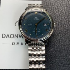 홍콩명품 [오메가] 남성용 드빌 스몰 434.10.41.20.10.001 세컨즈 마스터 크로노미터 41mm 오토매틱 Cal.8802 타입 터쿼이즈 다이얼 omg0212  