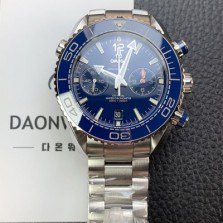 홍콩명품 [오메가] 남성용 씨마스터 신제품 215.30.46.51.03.001 플래닛 오션 600m 코액시얼 마스터 크로노미터 45.5mm 크로노그래프 오토매틱 Cal.9900 타입 블루 다이얼 omg0202  