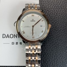 홍콩명품 [오메가] 남성용 드빌 스몰 434.20.41.20.02.001 세컨즈 마스터 크로노미터 18K 로즈골드 41mm 오토매틱 Cal.8802 타입 실버 다이얼 omg0215  