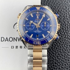 홍콩명품 [오메가] 남성용 씨마스터 신제품 215.20.46.51.03.001 플래닛 오션 600m 코액시얼 마스터 크로노미터 45.5mm 크로노그래프 오토매틱 Cal.9900 타입 블루 다이얼 omg0251  