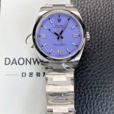 홍콩명품 [로렉스] 남성용 오이스터 퍼페추얼 m126000 오토매틱 칼리버 3230타입 36미리 메탈시계 라벤더 다이얼 rol5618  