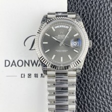 홍콩명품 [로렉스] 남성용 New 데이데이트 m228239-0060 40mm 오토매틱 Cal.3255타입 그레이 다이얼 rol5635  