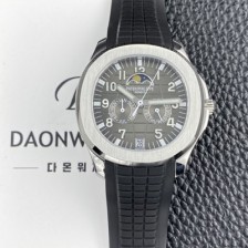 홍콩명품 [파텝필립] 남성용 아쿠아넛 5261R 루스 연간 캘린더 문페이즈 39.9mm 오토매틱 Cal.324 S C 타입 그레이 다이얼 pat2267  