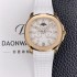 홍콩명품 [파텝필립] 남성용 아쿠아넛 5261R 루스 연간 캘린더 문페이즈 39.9mm 18K 로즈골드 오토매틱 Cal.324 S C 타입 화이트 다이얼 pat2272  