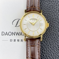 홍콩명품 [파텍필립] 남성용 칼라트라바 5153R 가죽줄 18K 옐우골드 38mm 오토매틱 Cal.324 타입 화이트 다이얼 pat2282  