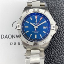 홍콩명품 [브라이틀링] 남성용 어벤져 지엠티 44mm 메탈줄 오토매틱 2836-2 타입 블루 다이얼 bre6066  