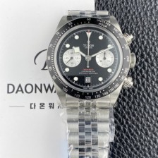 홍콩명품 [튜더] 남성용 헤리티지 블랙베이 M79360N 크로노그래프 팬더 41mm 오토매틱 7750무브먼트 블랙 다이얼 tud5137  