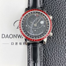 홍콩명품 [파텍필립] 남성용 그랜드 컴플리케이션 6104P 문페이즈 43mm 오토매틱 Cal.240 타입 블랙 다이얼 pat2277  