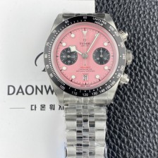 홍콩명품 [튜더] 남성용 헤리티지 블랙베이 M79360N 크로노그래프 팬더 41mm 오토매틱 7750무브먼트 핑크 다이얼 tud5138  