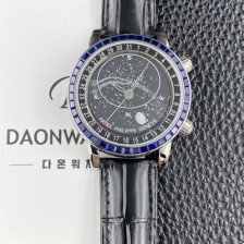 홍콩명품 [파텍필립] 남성용 그랜드 컴플리케이션 6104P 문페이즈 43mm 오토매틱 Cal.240 타입 블랙 다이얼 pat2278  