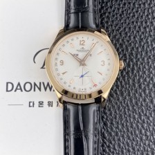 홍콩명품 [예거르쿨트르]남성용 마스터 캘린더 문페이즈 18K 로즈골드 39mm 오토매틱 cal.866타입 화이트 다이얼 jag0435  