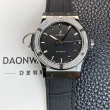 홍콩명품 [휴블렛] 남성용 클래식 퓨전 542.NX.1171.LR.1104 42mm 오토매틱 2892타입 블랙 다이얼 hub2149  