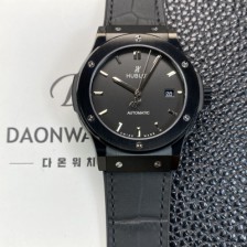 홍콩명품 [휴블렛] 남성용 클래식 퓨전 511.CM.1171.RX 블랙 PVD코팅 매직 42mm 오토매틱 2892타입 블랙 다이얼 hub2150  