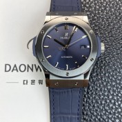 홍콩명품 [휴블렛] 남성용 클래식 퓨전 511.NX.7170.LR 42mm 오토매틱 2892타입 블루 다이얼 hub2142  