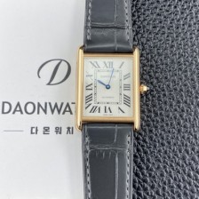 홍콩명품 [까르띠에] 남성용 2025신상! 탱크 루이스 18K 로즈골드 38.1mm 악어가죽 오토매틱 무브먼트 화이트 다이얼 car69379  