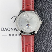 홍콩명품 [예거르쿨트르]남성용 마스터 캘린더 문페이즈 39mm 오토매틱 cal.866타입 실버 다이얼 jag0431  