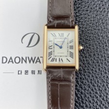 홍콩명품 [까르띠에] 남성용 2025신상! 탱크 루이스 WGTA0346 18K 로즈골드 38.1mm 악어가죽 오토매틱 무브먼트 화이트 다이얼 car69381  