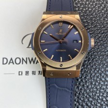 홍콩명품 [휴블렛] 남성용 클래식 퓨전 511.OX.7180.LR 18K 로즈골드 42mm 오토매틱 2892타입 블루 다이얼 hub2146  