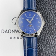 홍콩명품 [예거르쿨트르]남성용 마스터 캘린더 문페이즈 39mm 오토매틱 cal.866타입 블루 다이얼 jag0432  