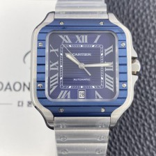 홍콩명품 [까르띠에] 남성용 산토스 드 까르띠에 워치 WSSA0048 라지 39.8mm 오토매틱 9015 무브먼트 블루 다이얼 car69393  