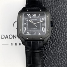 홍콩명품 [까르띠에] 남성용 산토스 드 까르띠에 워치 WSSA0039 라지 39.8mm 오토매틱 9015 무브먼트 블랙 다이얼 car69394  