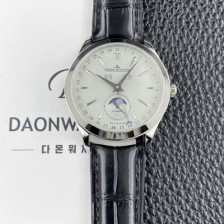 홍콩명품 [예거르쿨트르]남성용 마스터 캘린더 문페이즈 39mm 오토매틱 cal.866타입 그레이 다이얼 jag0434  
